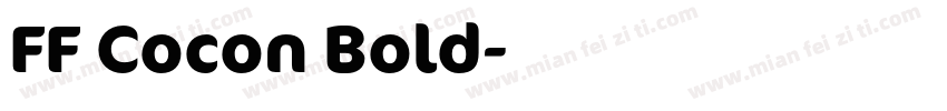 FF Cocon Bold字体转换